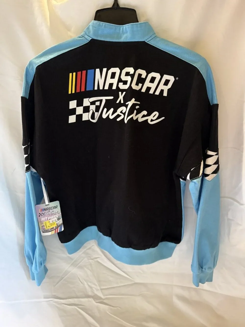 Justice x NASCAR Girls Racing Jacket NWT XL